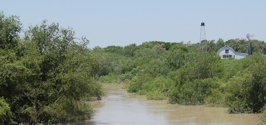 Arroyo Colorado and Farmhouse