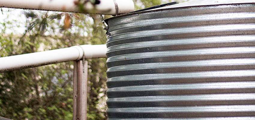 Rainwater collection container