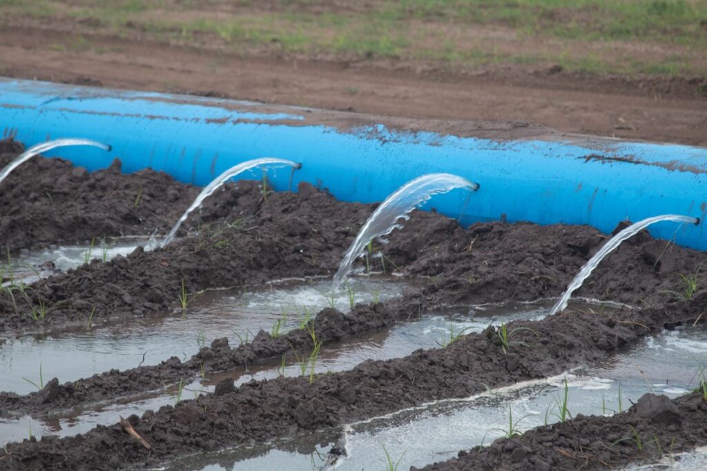 Polypipe irrigation